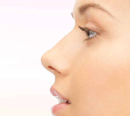 woman after a Tip of Nose Lift