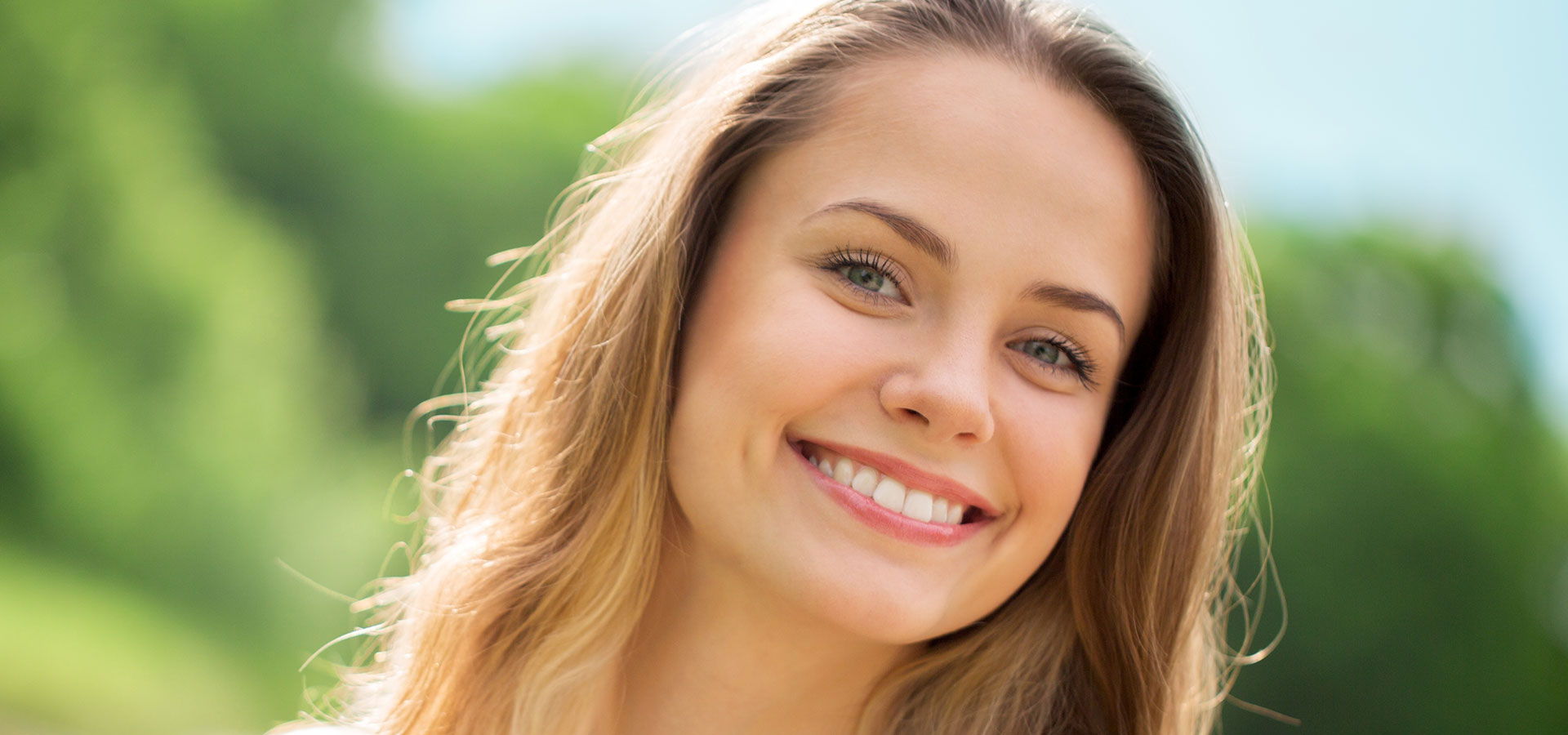 woman after a Smile Line Treatment