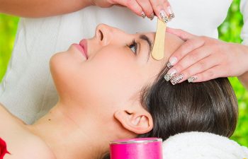 woman smiling during Waxing