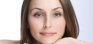 womans face after a PRP Facial Treatment