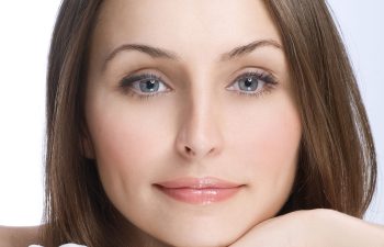 womans face after a PRP Facial Treatment